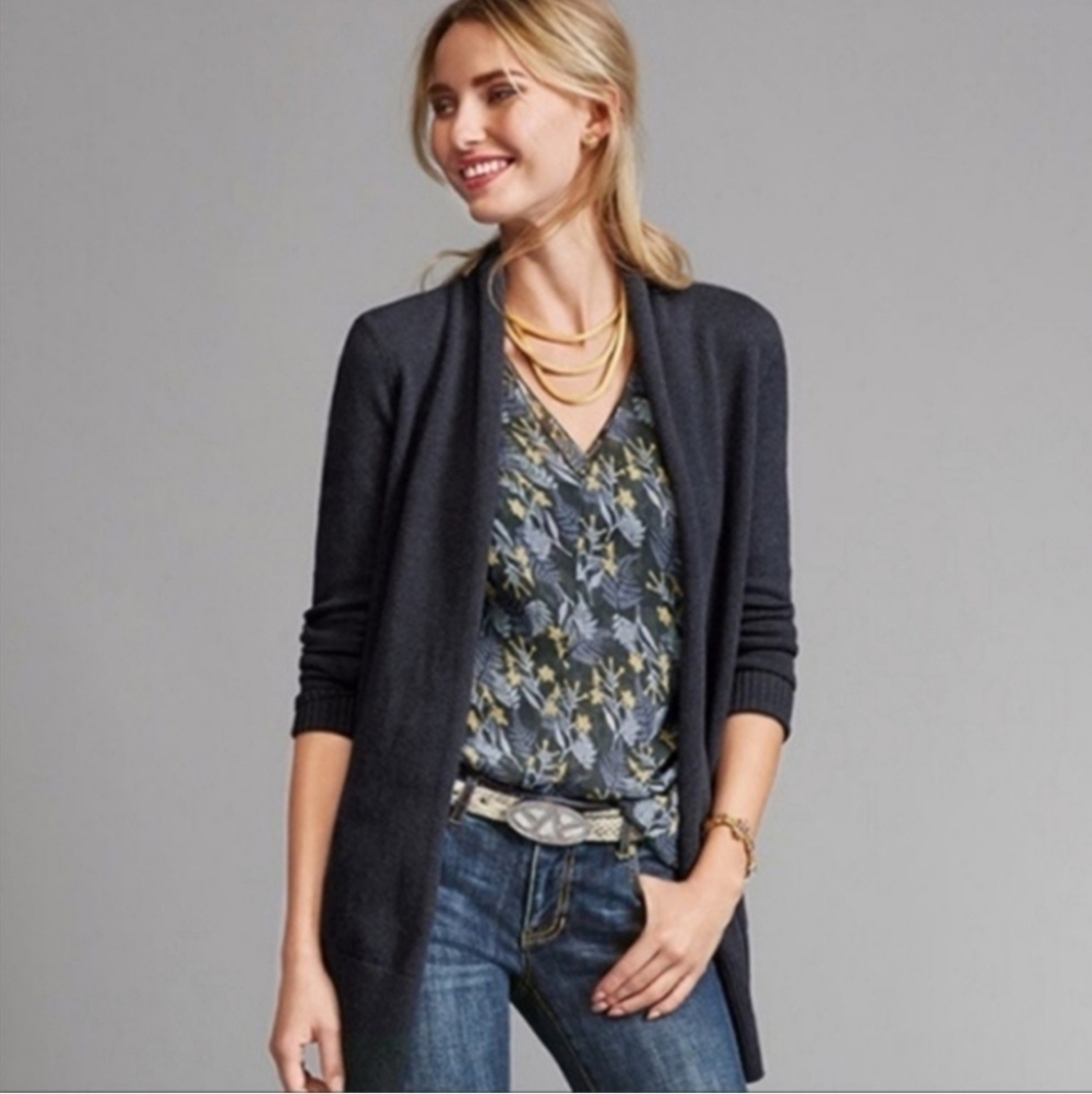 Cabi 3450 fern floral sheer sleeveless top
